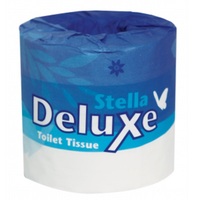 Stella Deluxe 10cm 400sheet 2ply Virgin Toilet Rolls 48/ctn
