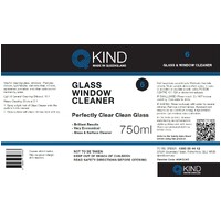 750ml QKind Glass & Window Cleaner  Labels