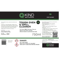 750ml QKind Oven & Grill Cleaner Labels