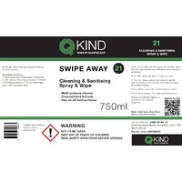 750ml QKind Swipe Away Labels