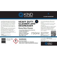 750ml QKind Heavy Duty Cleaner Degreaser Labels