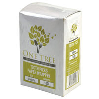 One Tree Toothpick paper wrapped 65mm 12000/ctn