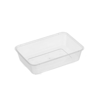 Genfac 500ml Ridged Rectangle Container 500/ctn