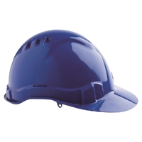 Prochoice V6 Hard Hat Vented Pushlock Harness - Blue