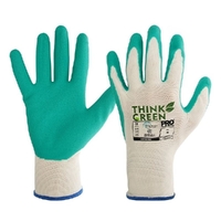 Prochoice THINK GREEN Latex Grip Recycled Glove Size 10 12pairs/pk