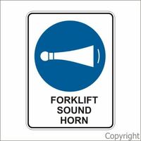 Forklift Sound Horn Sign