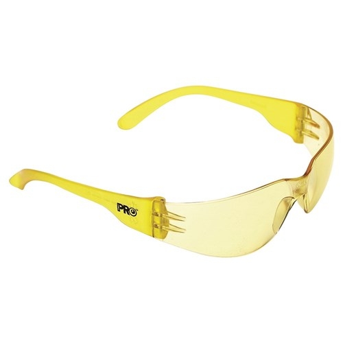 Prochoice Tsunami Safety Glasses Amber Lens - 12 pairs