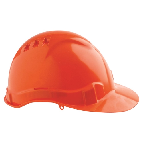 Pro Choice V6 Hard Hat Vented Pushlock Harness - Orange