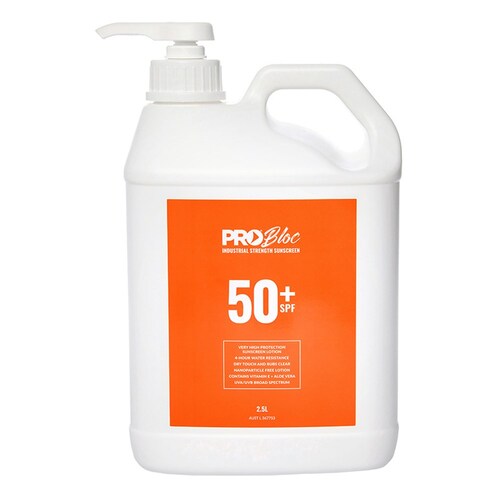 Probloc SPF 50 + Sunscreen 2.5L Pump Bottle