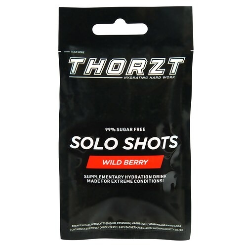 Thortz 99% Sugar Free Solo Shots - Wild Berry 50pk