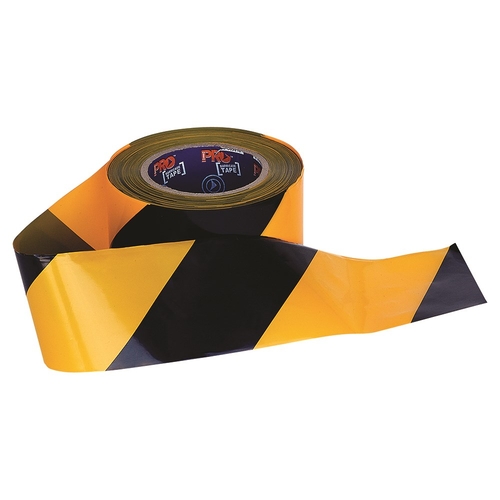 Prochoice Barricade Tape - 100m x 75mm Yellow / Black