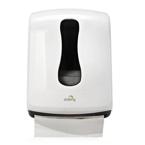 Dolphy Slimline Paper Towel Dispenser - White 