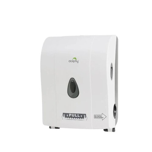 Dolphy Auto-cut Paper Towel Dispenser - White