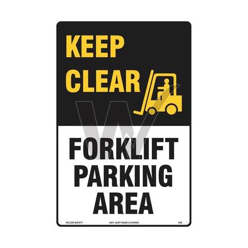 Forklift Parking Area Sign